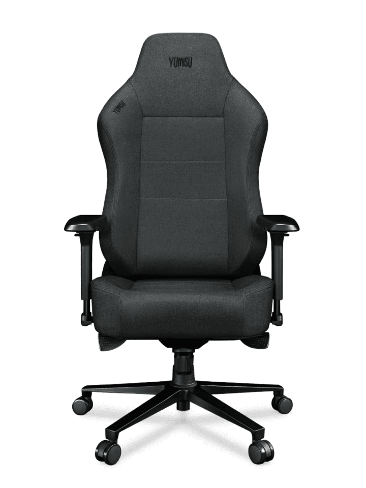 Fotel gamingowy YUMISU 2054 Magnetic Tkanina GRAY/BLACK - obrazek 5