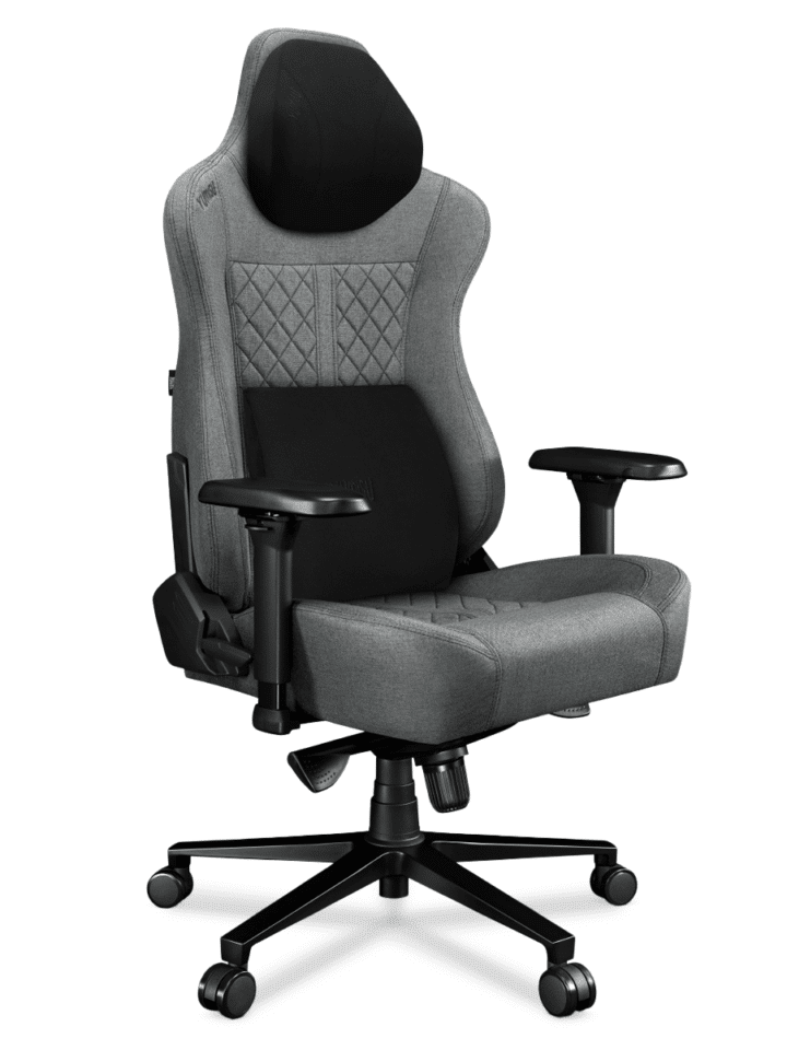 Fotel gamingowy YUMISU 2052 Magnetic Tkanina CLOUD/BLACK - obrazek 4