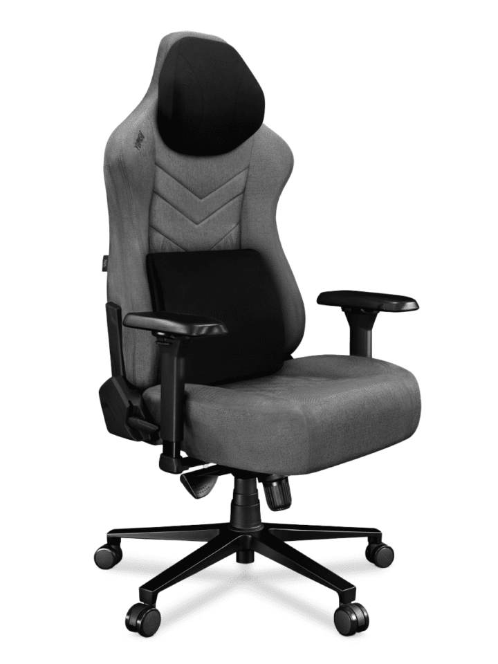 Fotel gamingowy YUMISU 2053 Magnetic Tkanina CLOUD/BLACK - obrazek 4