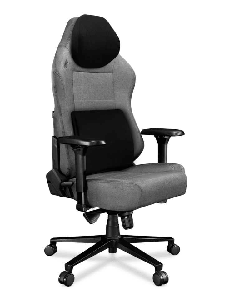 Fotel gamingowy YUMISU 2054 Magnetic Tkanina CLOUD/BLACK - obrazek 4
