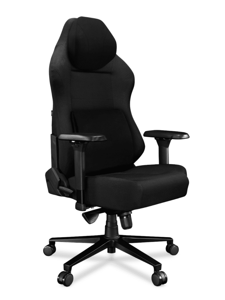 Fotel gamingowy YUMISU 2054 Magnetic Tkanina BLACK/BLACK - obrazek 4