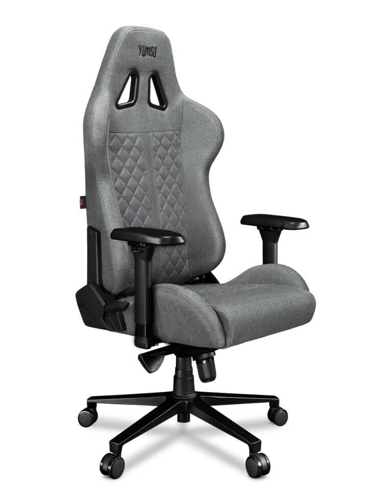 Fotel gamingowy YUMISU 2050 Magnetic Tkanina CLOUD/BLACK - obrazek 6