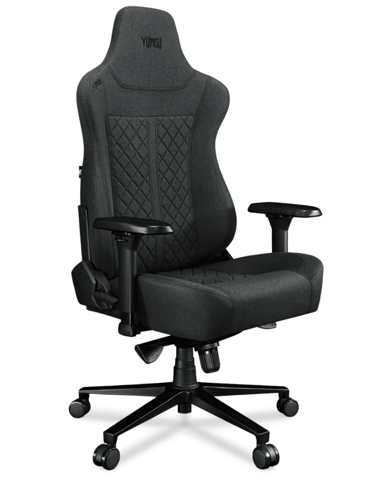 Fotel gamingowy YUMISU 2052 Magnetic Tkanina GRAY/BLACK - obrazek 6