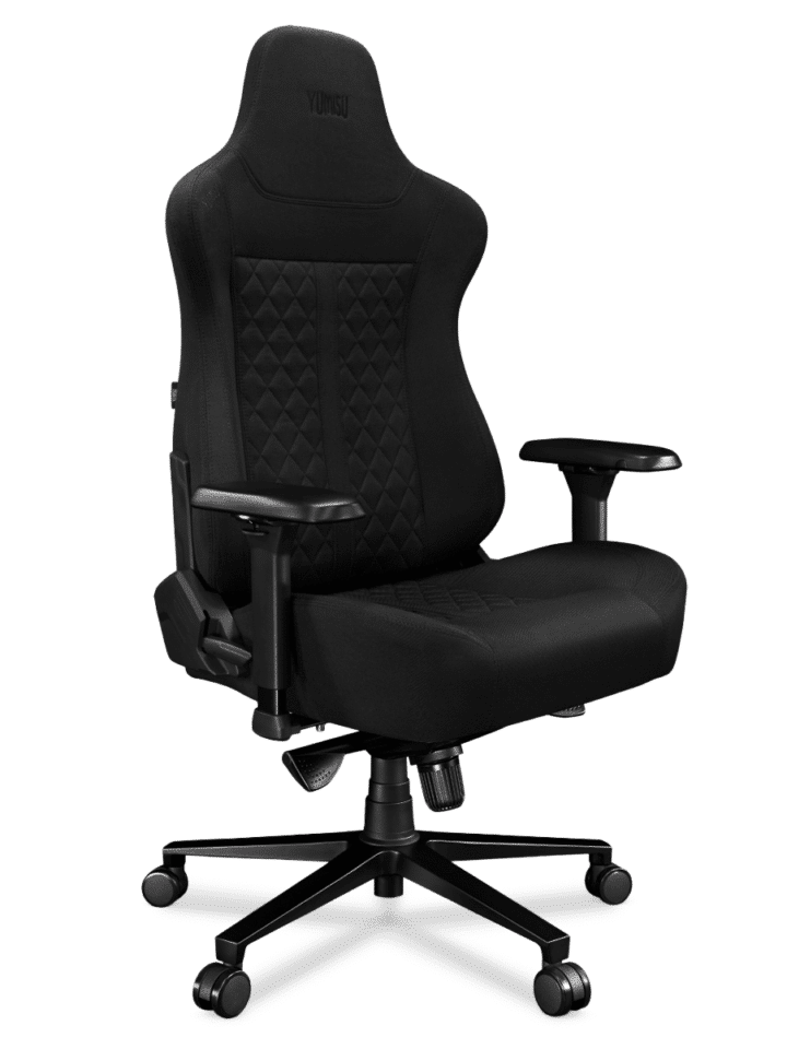 Fotel gamingowy YUMISU 2052 Magnetic Tkanina BLACK/BLACK - obrazek 7