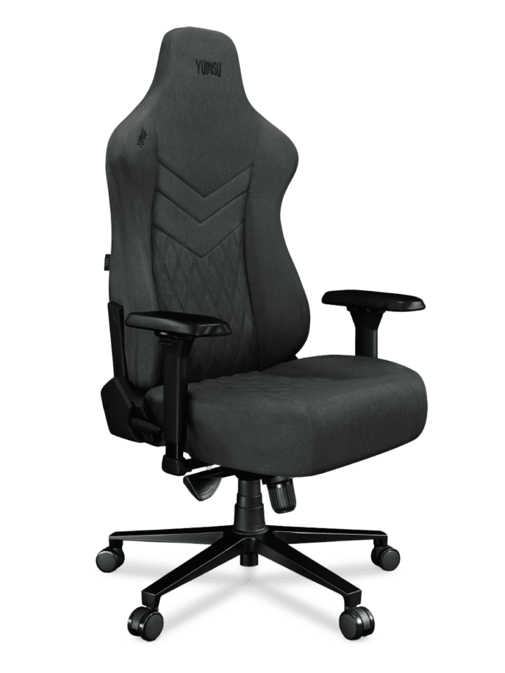 Fotel gamingowy YUMISU 2053 Magnetic Tkanina GRAY/BLACK - obrazek 7
