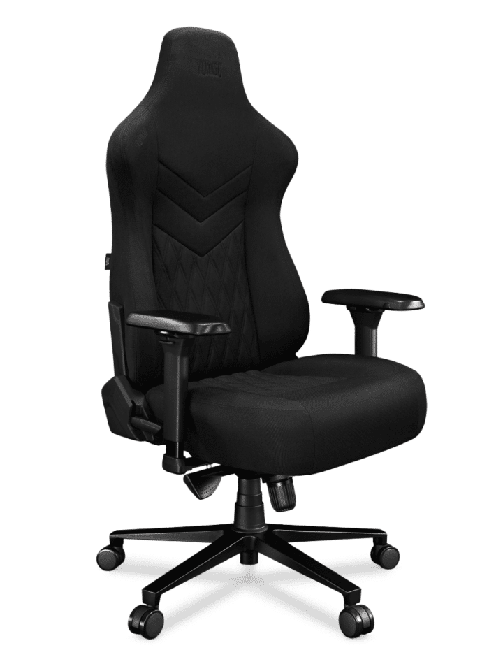 Fotel gamingowy YUMISU 2053 Magnetic Tkanina BLACK/BLACK - obrazek 7