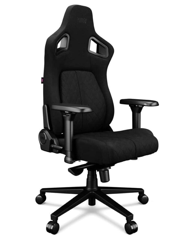 Fotel gamingowy YUMISU 2055 Magnetic Tkanina BLACK/BLACK - obrazek 6