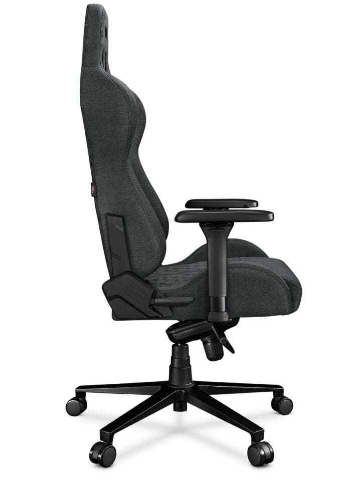 Fotel gamingowy YUMISU 2050 Magnetic Tkanina GRAY/BLACK - obrazek 7