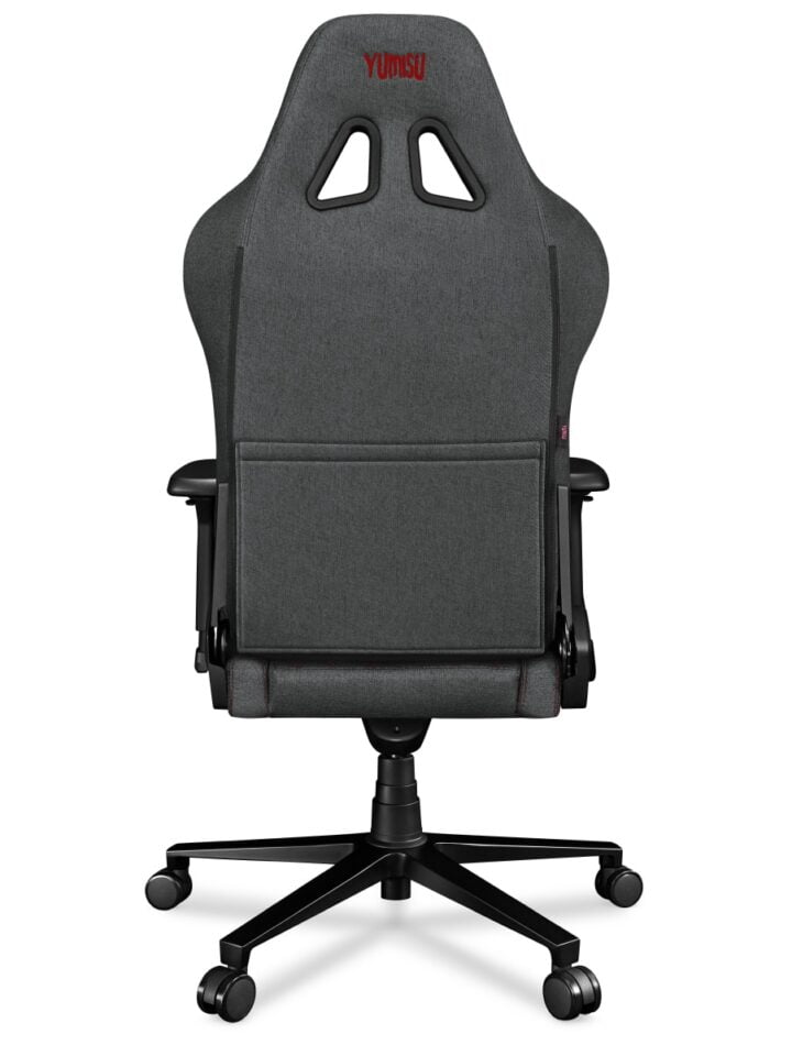 Fotel gamingowy YUMISU 2050 Magnetic Tkanina GRAY/RED - obrazek 8