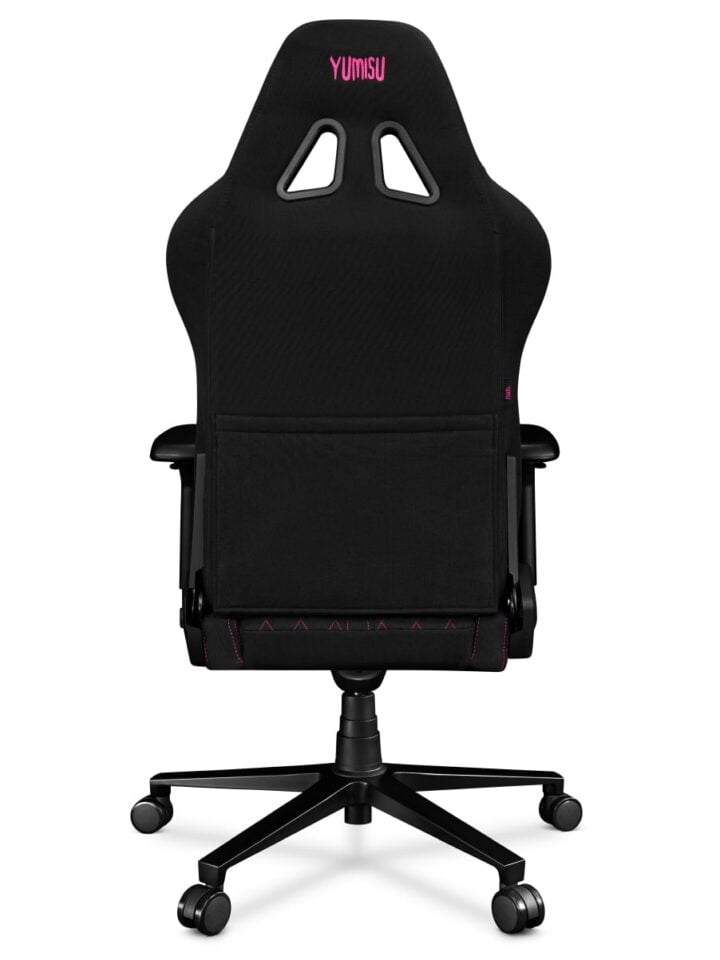 Fotel gamingowy YUMISU 2050 Magnetic Tkanina BLACK/PINK - obrazek 9