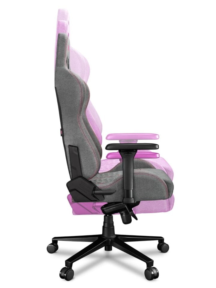 Fotel gamingowy YUMISU 2050 Magnetic Tkanina CLOUD/PINK - obrazek 10