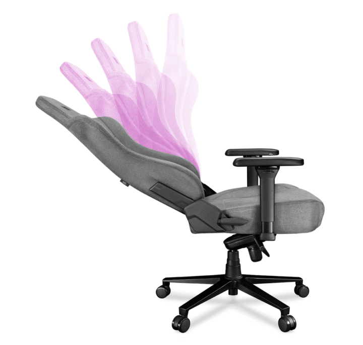Fotel gamingowy YUMISU 2053 Magnetic Tkanina CLOUD/BLACK - obrazek 10