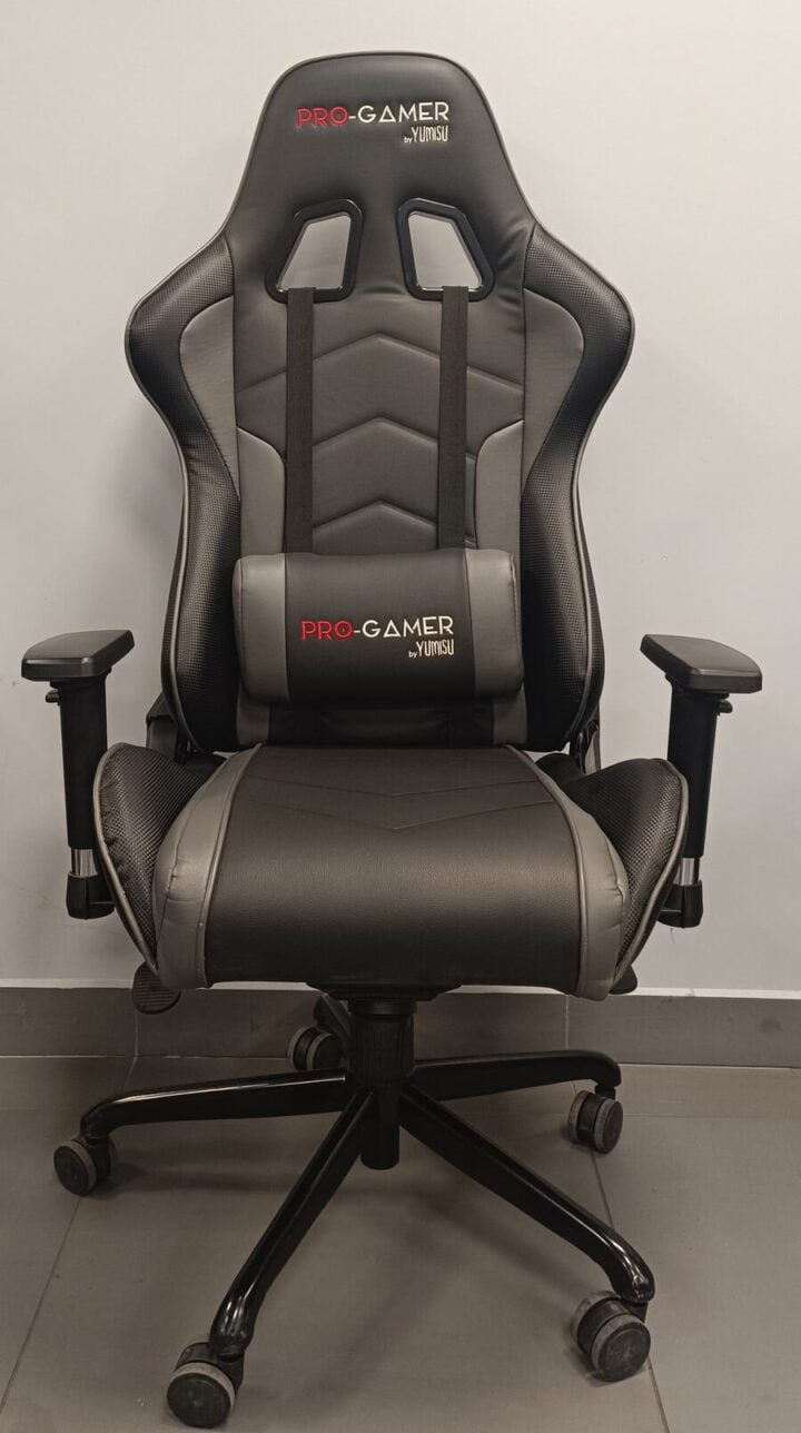 Fotel gamingowy MAVERIC Szary OT/2/EV/24 OUTLET - obrazek 4