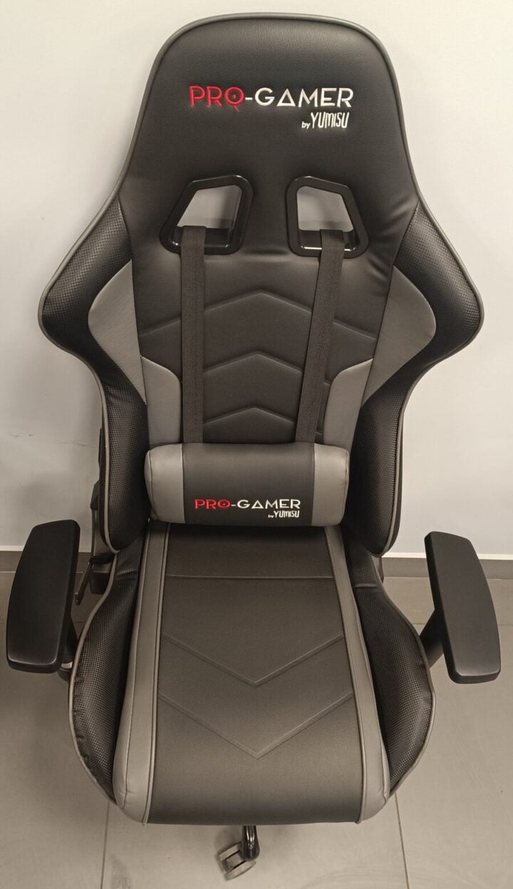 Fotel gamingowy MAVERIC Szary OT/2/EV/24 OUTLET - obrazek 5