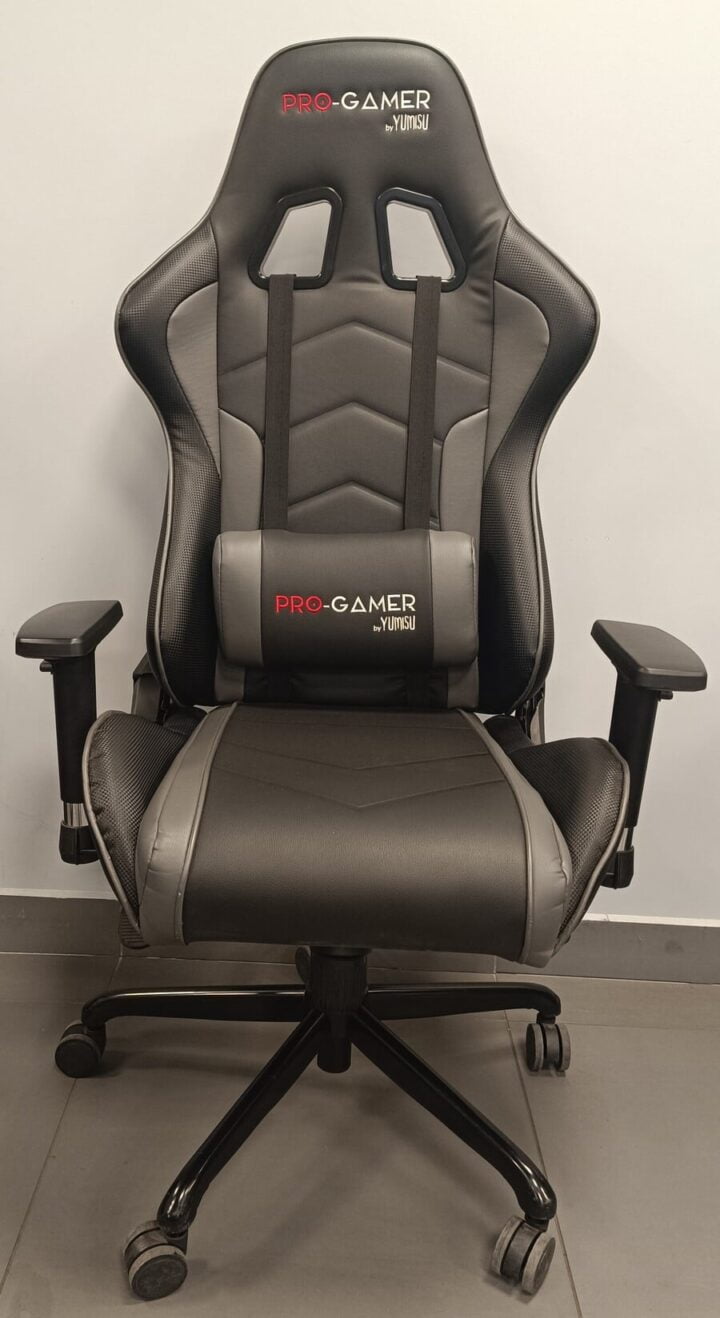 Fotel gamingowy MAVERIC Szary OT/2/EV/24 OUTLET - obrazek 3