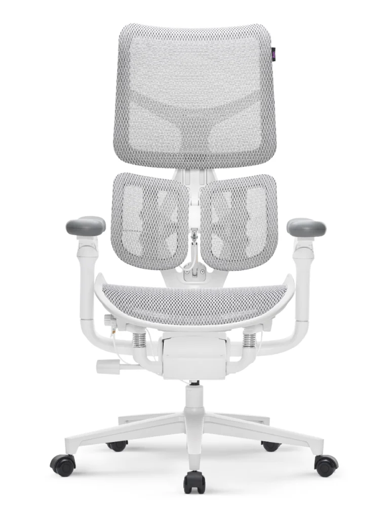 Fotel Ergonomiczny Biurowy YUMISU 1010 Tkanina WHITE