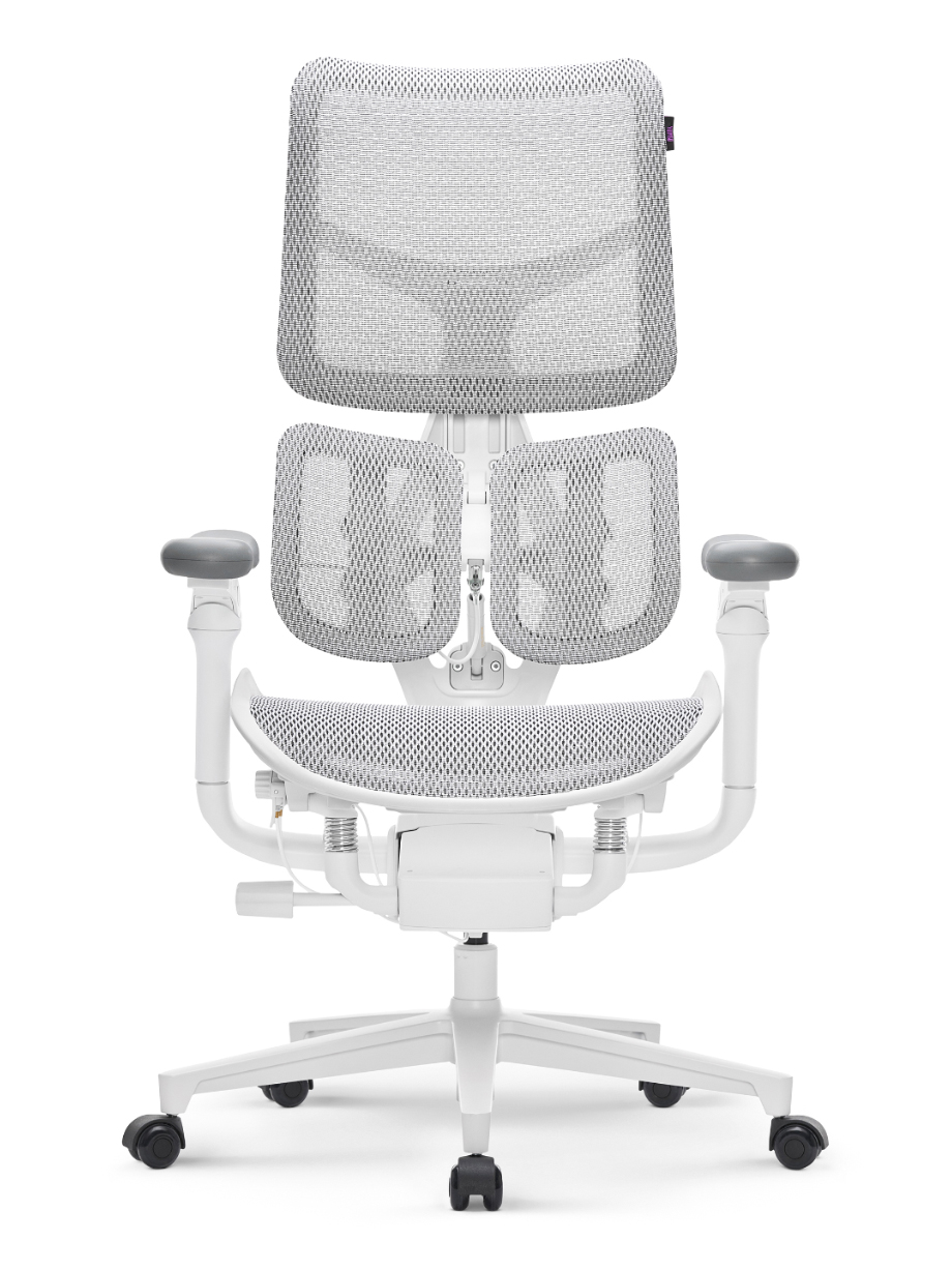 Fotel Ergonomiczny Biurowy YUMISU 1010 Tkanina WHITE