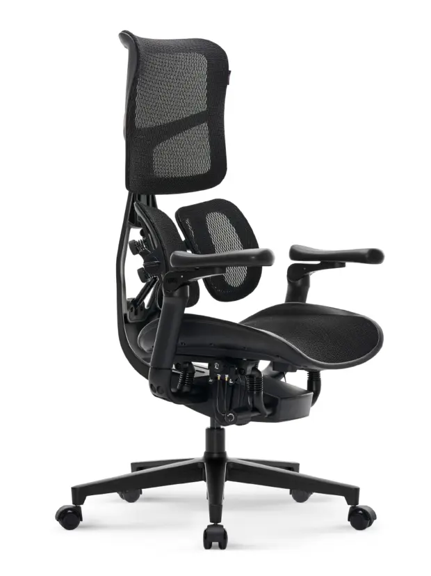 Fotel Ergonomiczny Biurowy YUMISU 1010 Tkanina BLACK