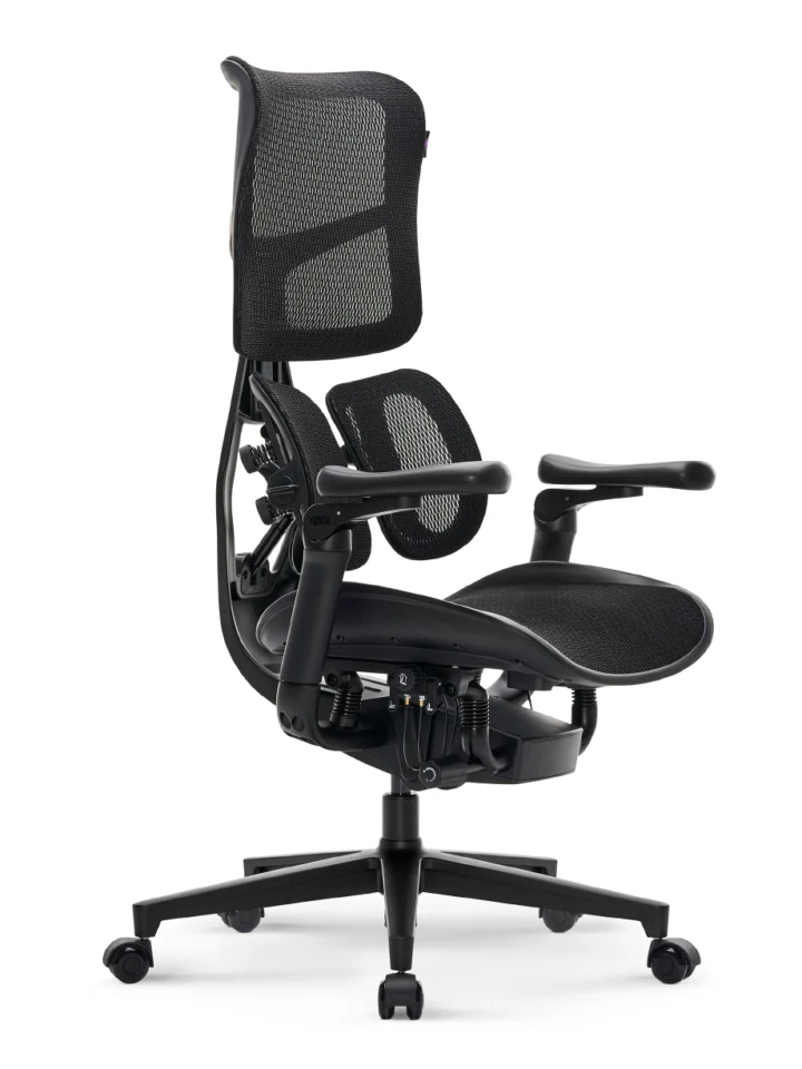 Fotel Ergonomiczny Biurowy YUMISU 1010 Tkanina BLACK - obrazek 2