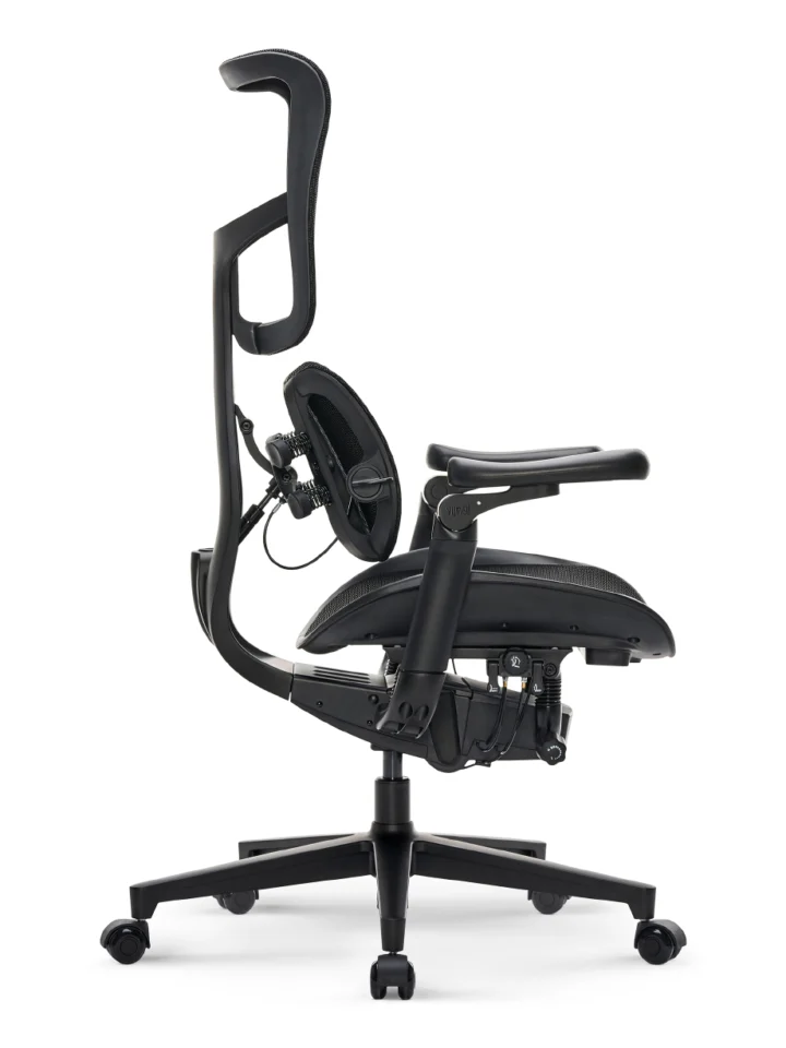 Fotel Ergonomiczny Biurowy YUMISU 1010 Tkanina BLACK - obrazek 3
