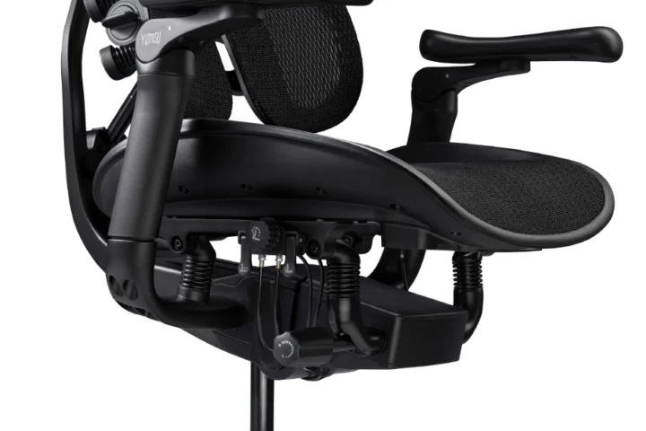 Fotel Ergonomiczny Biurowy YUMISU 1010 Tkanina BLACK - obrazek 8