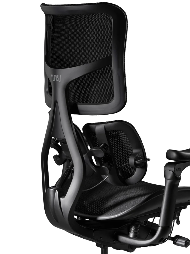 Fotel Ergonomiczny Biurowy YUMISU 1010 Tkanina BLACK - obrazek 9