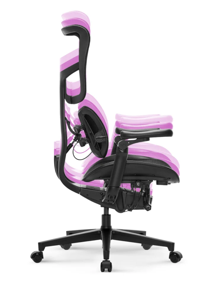 Fotel Ergonomiczny Biurowy YUMISU 1010 Tkanina BLACK - obrazek 11