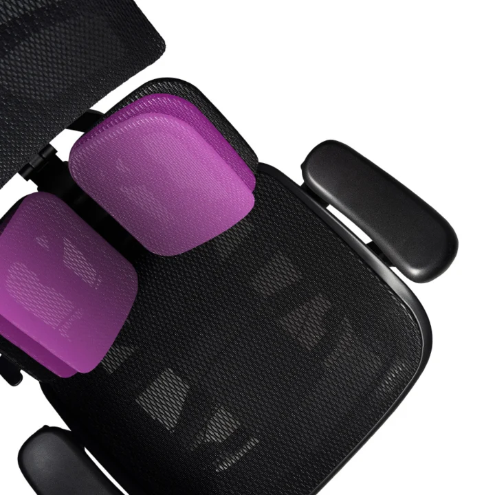 Fotel Ergonomiczny Biurowy YUMISU 1010 Tkanina BLACK - obrazek 17
