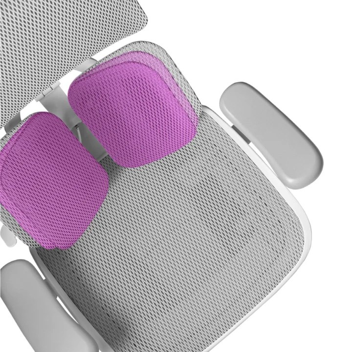 Fotel Ergonomiczny Biurowy YUMISU 1010 Tkanina WHITE - obrazek 17