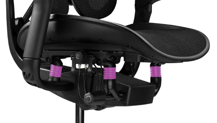 Fotel Ergonomiczny Biurowy YUMISU 1010 Tkanina BLACK - obrazek 18
