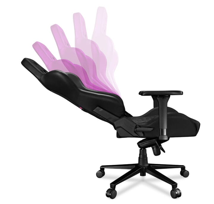 Fotel gamingowy YUMISU 2050 Magnetic BLACK/BLACK - obrazek 10