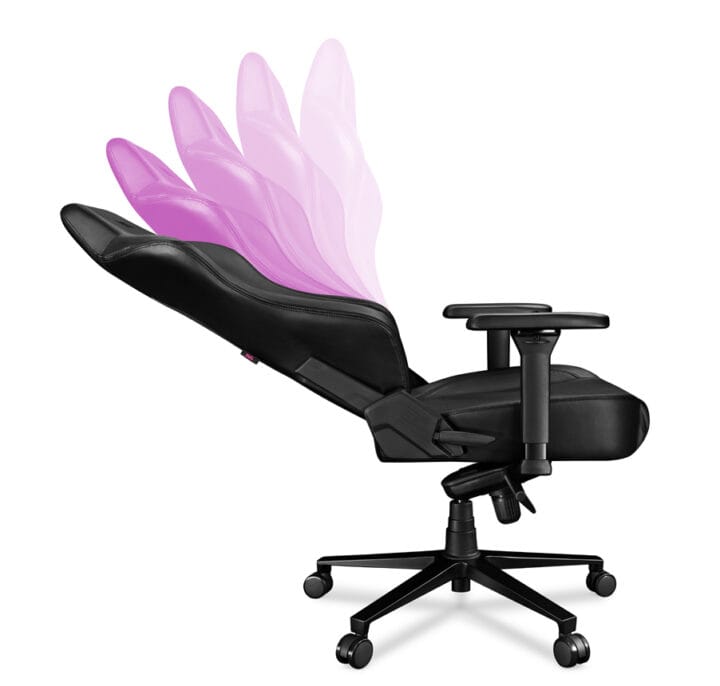 Fotel gamingowy YUMISU 2054 Magnetic BLACK/BLACK - obrazek 10