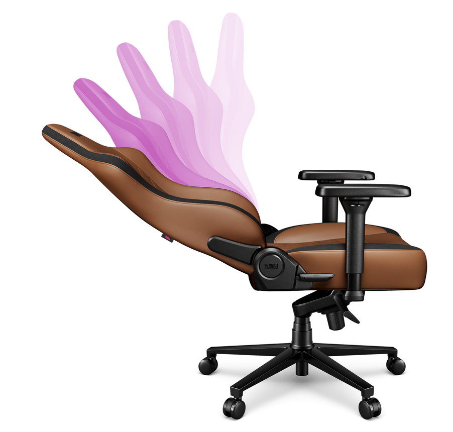 Fotel gamingowy YUMISU 2053 Magnetic BROWN - obrazek 10